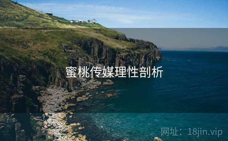 蜜桃传媒理性剖析