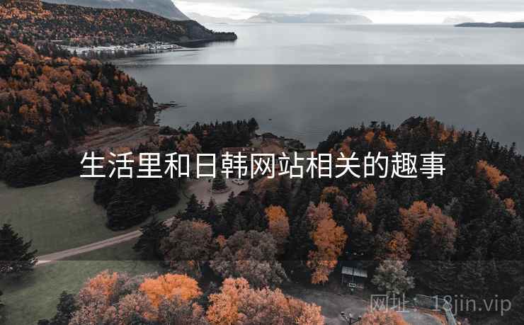 生活里和日韩网站相关的趣事
