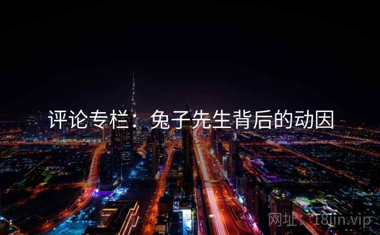 评论专栏:兔子先生背后的动因