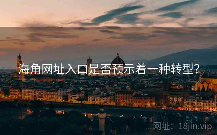 海角网址入口是否预示着一种转型?
